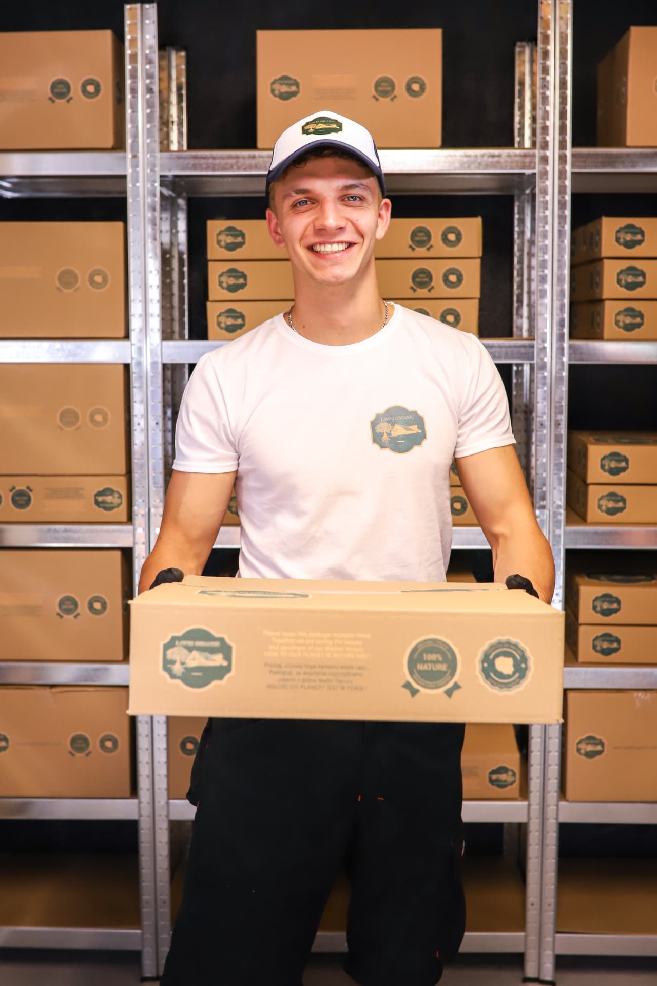 Versandvorbereitung Lawki Organic